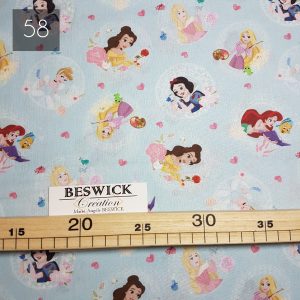 Tissu Coton Princesses Disney, Little Johnny