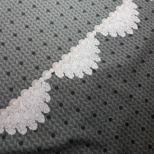 Panneau Jersey Biche et couronne de fleurs, Oeko-Tex. ( Réf. : 1P ) – Image 2