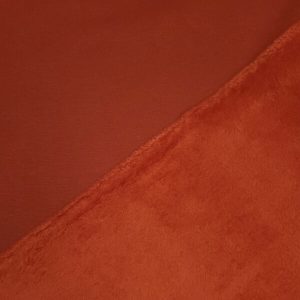 Tissu Sweat polaire alpine Cuivre