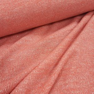 Tissu Jersey Lurex Rose