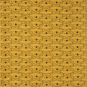 Tissu Jersey Jaune Moutarde Motifs Koalas Domotex - Créateurs Français, Oeko-tex et REACH